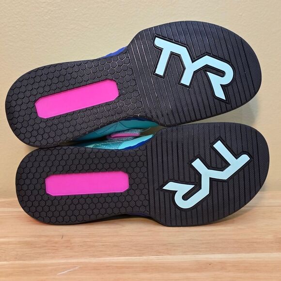 TYR L-1 Lifter Weightlifting Shoes Mint Pink Purple Women's Size 7.5 - Picture 6 of 7